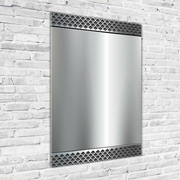 Foto auf glas vertikales Metallischer Hintergrund