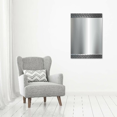 Foto auf glas vertikales Metallischer Hintergrund