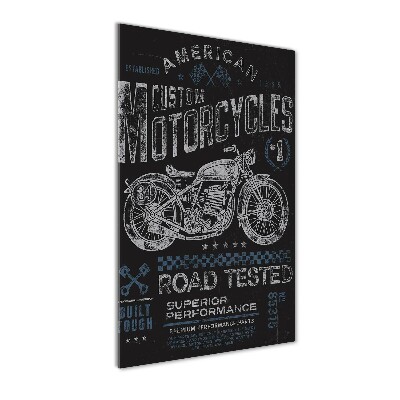 Bild aus glas vertikales Automobil