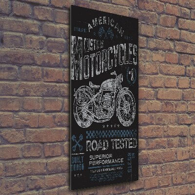 Bild aus glas vertikales Automobil