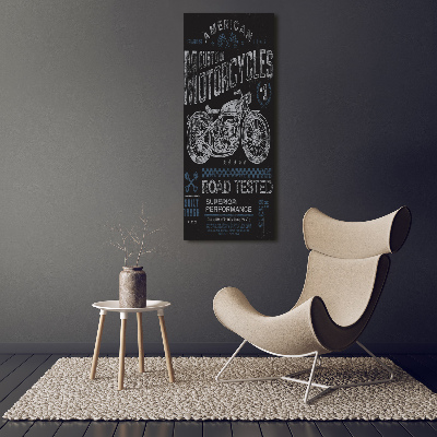 Bild aus glas vertikales Automobil