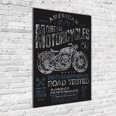 Bild aus glas vertikales Automobil