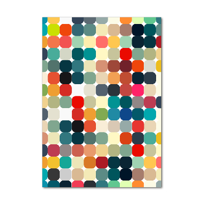 Glasbild vertikales Geometrischer Hintergrund