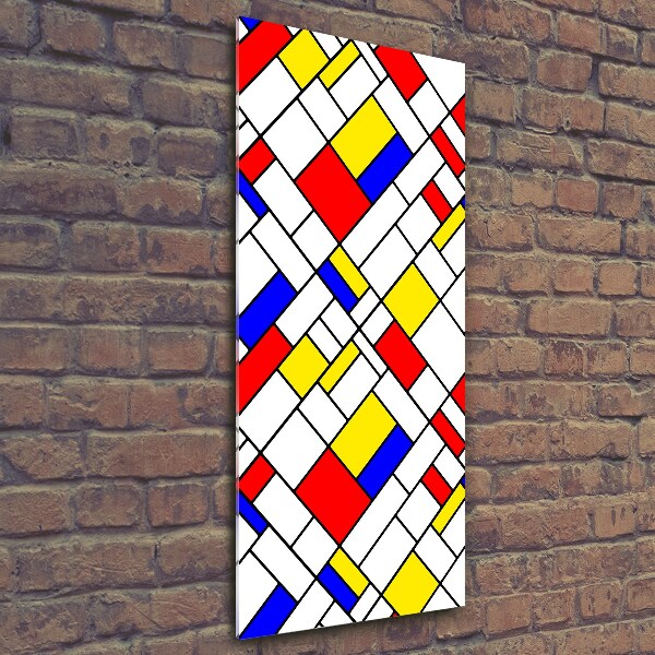 Bild aus glas vertikales Abstraktion