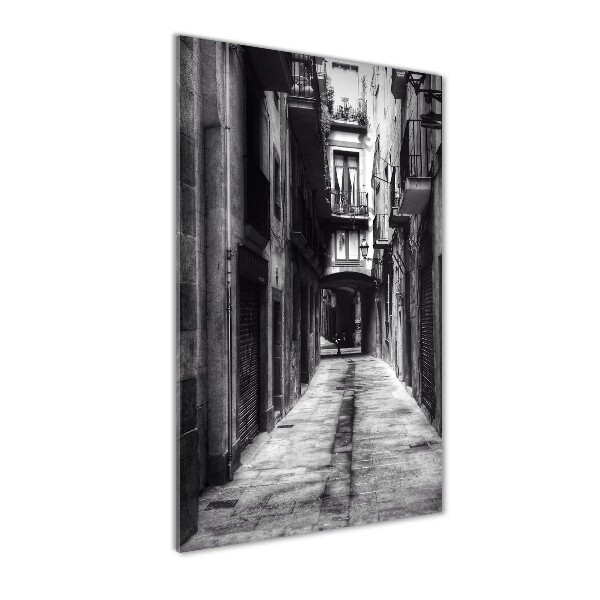 Glasbild vertikales Barcelona, ​​Spanien