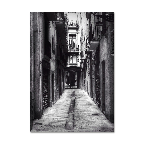 Glasbild vertikales Barcelona, ​​Spanien