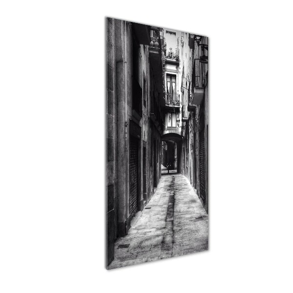 Glasbild vertikales Barcelona, ​​Spanien