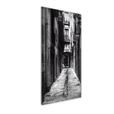 Glasbild vertikales Barcelona, ​​Spanien