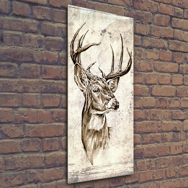 Foto auf glas vertikales Reh