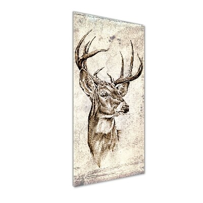 Foto auf glas vertikales Reh