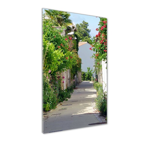 Bild aus glas vertikales Französische Straßen