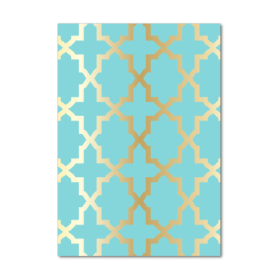 Bild aus glas vertikales Arabisches Muster