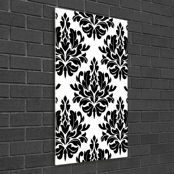 Bild aus glas vertikales Ornamente