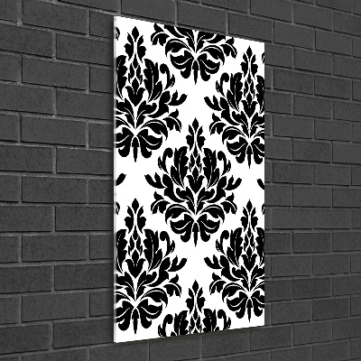 Bild aus glas vertikales Ornamente