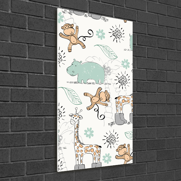 Foto auf glas vertikales Tiere Afrikas