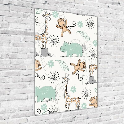 Foto auf glas vertikales Tiere Afrikas