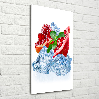 Bild aus glas vertikales Granate