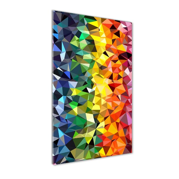 Foto auf glas vertikales Geometrischer Hintergrund