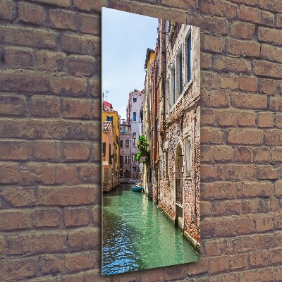 Bild aus glas vertikales Venedig, Italien