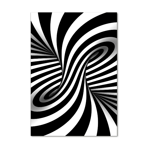 Foto auf glas vertikales Abstrakter Wirbel