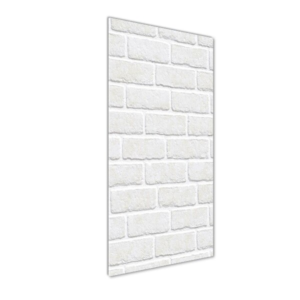 Foto auf glas vertikales Ziegelmauer