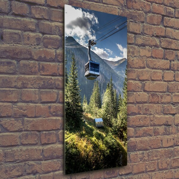 Bild aus glas vertikales Achterbahn