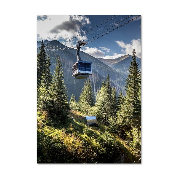 Bild aus glas vertikales Achterbahn