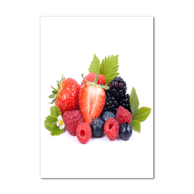 Foto auf glas vertikales Waldfrüchte