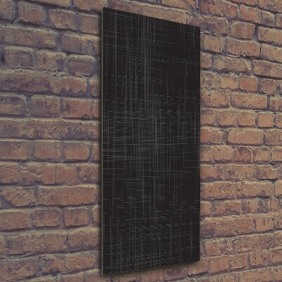 Bild aus glas vertikales Leinenstruktur