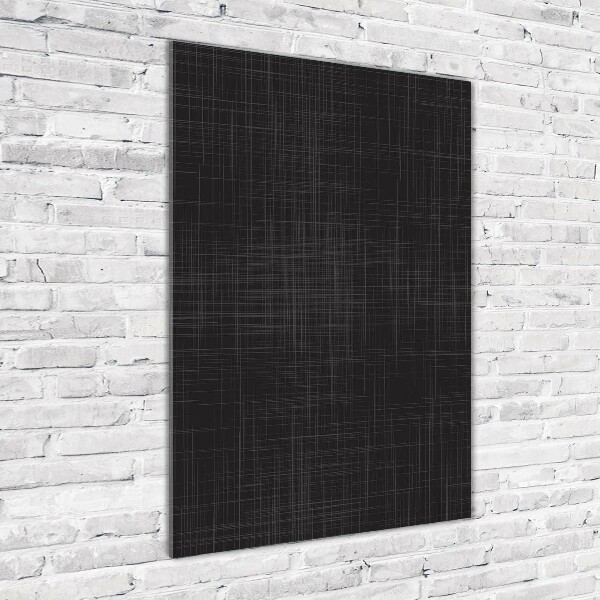 Bild aus glas vertikales Leinenstruktur