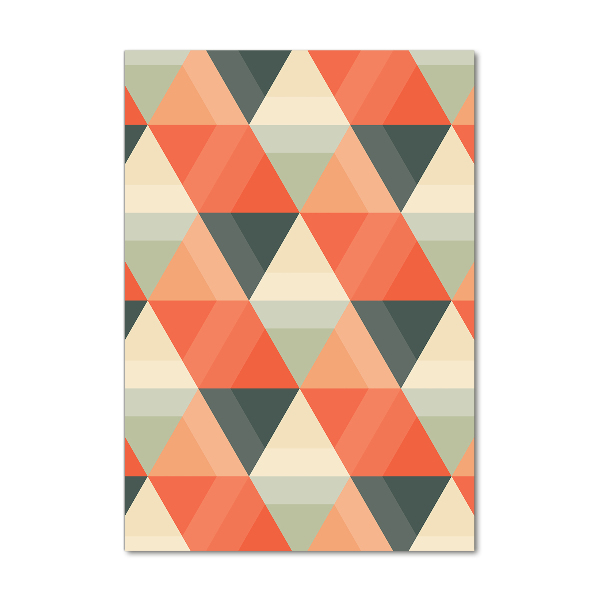 Foto auf glas vertikales Geometrischer Hintergrund