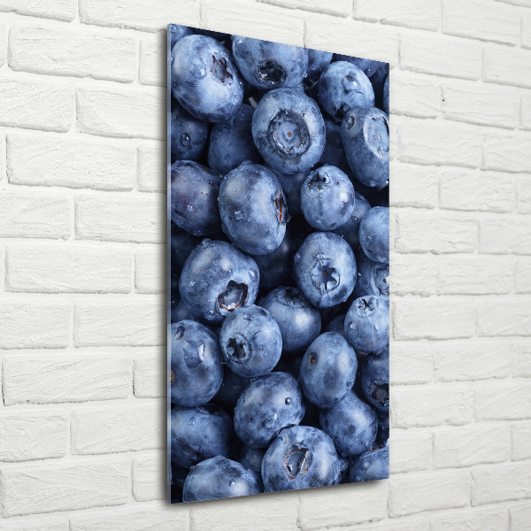 Glasbild vertikales Beeren