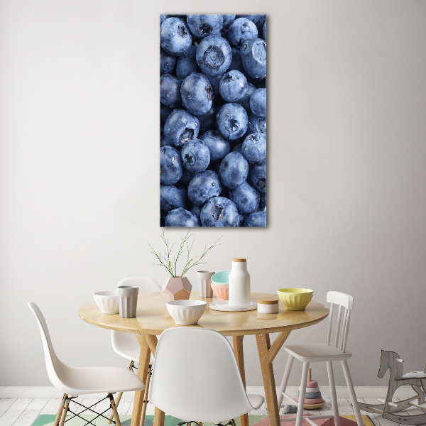 Glasbild vertikales Beeren