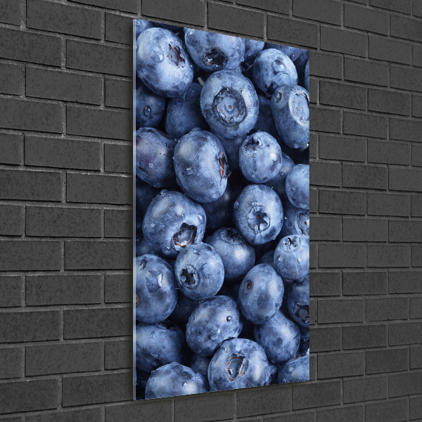 Glasbild vertikales Beeren