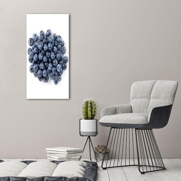 Bild aus glas vertikales Beeren