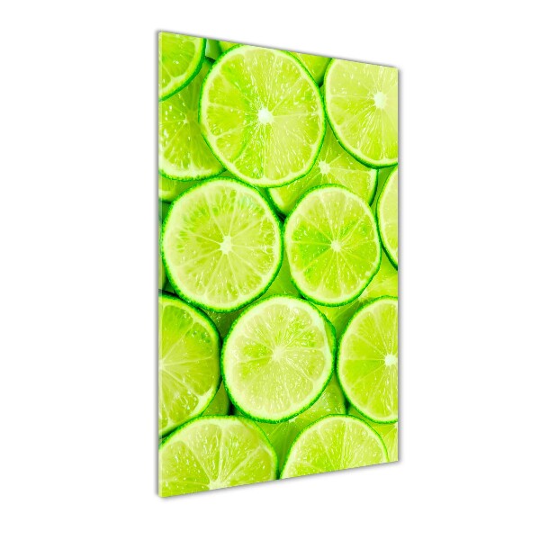 Glasbild vertikales Limes