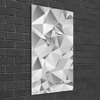 Foto auf glas vertikales 3D-Abstraktion