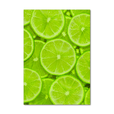 Glasbild vertikales Limes
