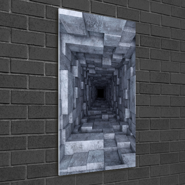 Foto auf glas vertikales Tunnel