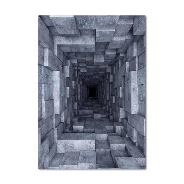 Foto auf glas vertikales Tunnel