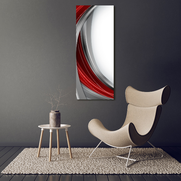 Bild aus glas vertikales Wellen im Hintergrund