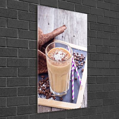 Foto auf glas vertikales Schokoladencocktail