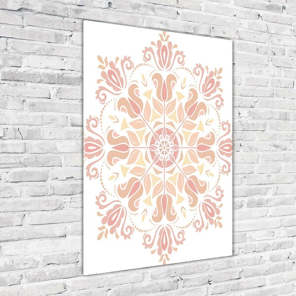 Bild aus glas vertikales Orientalisches Muster