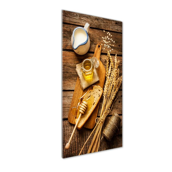 Bild aus glas vertikales Frühstück