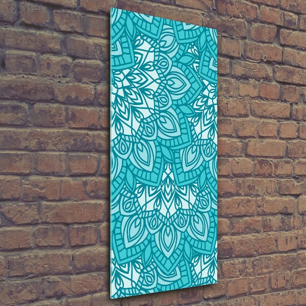 Bild aus glas vertikales Ornamente