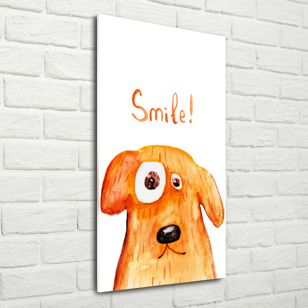 Foto auf glas vertikales Hund