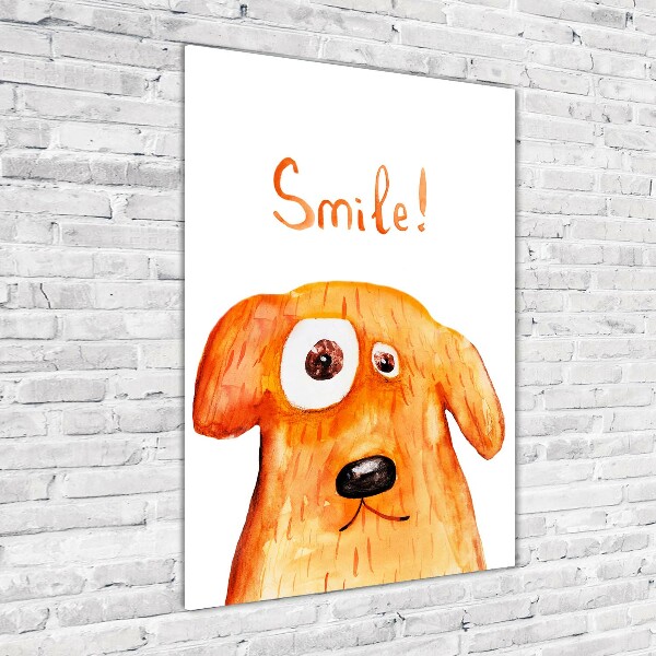 Foto auf glas vertikales Hund