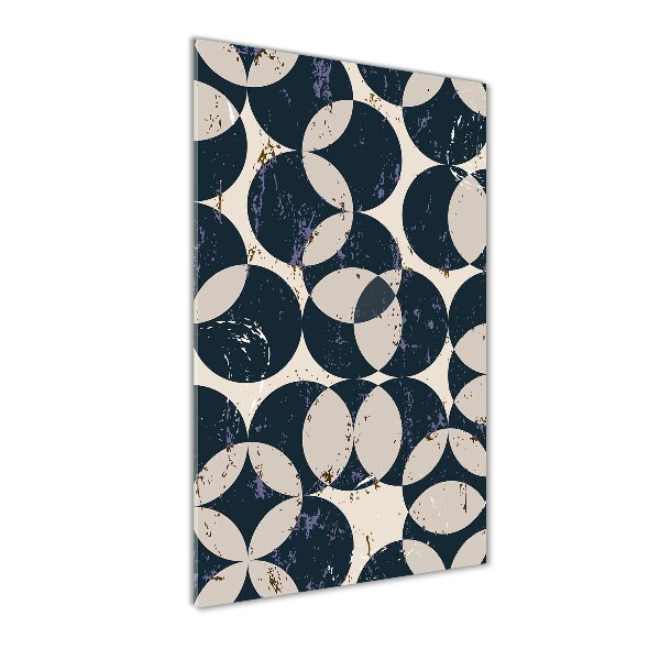 Bild aus glas vertikales Geometrischer Hintergrund