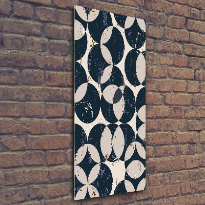 Bild aus glas vertikales Geometrischer Hintergrund