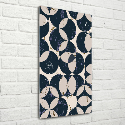 Bild aus glas vertikales Geometrischer Hintergrund